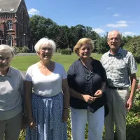 Isabelle Tiberghien, Catherine Duprez, Marthe Malard et Vianney Dutriau   © RCF Hauts de France Anne Henry 