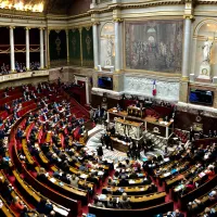 L'Assemblée nationale, le 19 décembre 2018. Au cours du premier quinquennat d'Emmanuel Macron, le camp présidentiel a conservé une majorité absolue, dans l'hémicycle. ©Clotilde DUMAY