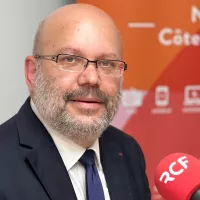 Philippe Pradal dans les locaux de RCF - Photo Nice Presse