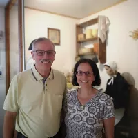 Florence et Paul Gruffaz, engagés dans la gestion de l'Ecomusée du lac d'Annecy ©2022- RCF Haute-Savoie