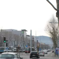 Tramwya, avenue de la République, Clermont-Ferrand