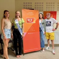 Claire Barse avec Miss haute-Vienne et sa 1ère Dauphine