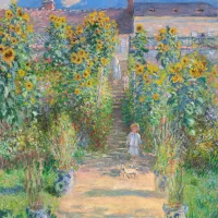 Le jardin de Vétheuil (Monet, 1881) ©Washington National Gallery