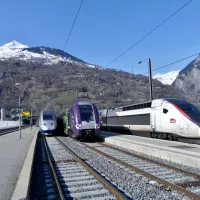 La gare de Bourg-Saint-Maurice l'hiver. ©Wikimédia