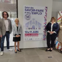 Un salon des savoir-faire et de l'emploi à Châteauroux. © RCF - Hugo Sastre.