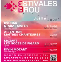 affiche Estivales de Brou 2022