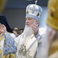 Cyrille (Kirill), patriarche de Moscou et de toute la Russie, le 04/12/2016 à Paris ©Corinne SIMON/CIRIC