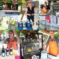 Marché des saveurs de l'Ain Pérouges mai 2022