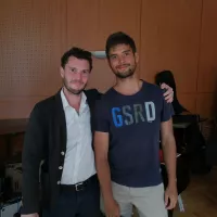 Florian Maviel, violon solo et Clément Bonnay, bassoniste de l'orchestre régional