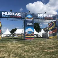 Le décor de Musilac est planté pour accueillir les festivaliers ©RCF Savoie