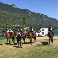 La Garde Républicaine au Bourget-du-Lac @Charlotte Ruyer RCF Savoie