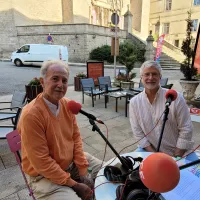 Amaury du Closel et David Lively sur le plateau de RCF © Martin Obadia