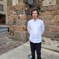 Antoine Thomas, organiste du CNSMD de Lyon qui joue pour le festival de La Chaise-Dieu © Martin Obadia