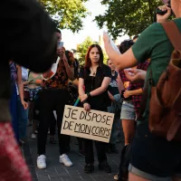 Manifestation pour le droit à l'avortement à Nantes, le 05/07/2022 ©Maylis Rolland / Hans Lucas