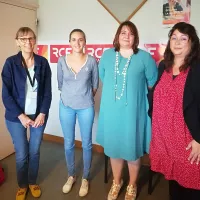 Geneviève GUISTI, Pauline BLANC,  Laure FRASCOTTI, Sophie MAUGENEST