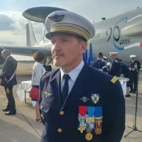 Le colonel Richard Gros est le nouveau commandant de la base aérienne d'Avord © RCF - Guillaume Martin-Deguéret.