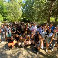 Photo de groupe de l'echange Boticas Gond Pontouvre - Tour de table