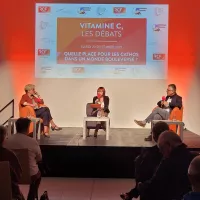 Soirée Vitamine C Les Débats avec Isabelle de Gaulmyn et Frère Pascal Marin, Annecy ©RCF Haute-Savoie