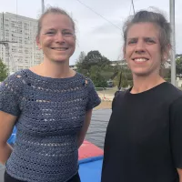 Mathilde Clapeyron et Julie Garelli