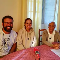 Hugo et Milena Alexandre, avec Pierre Laslane