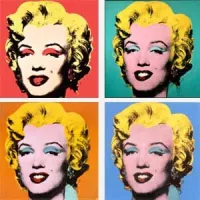 Andy Warhol, Shot Marilyns (1964) ©Wikimédia commons