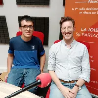 ©RCFAlsace Théo et Tobias Gerken de l'Arche à Strasbourg dans nos studios