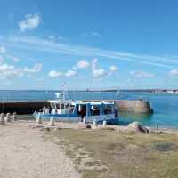 Le bateau amphibie de l’île Tatihou ©RCF Manche