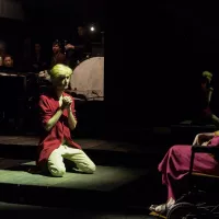 Représentation de "Karamazov", d'après "Les Frères Karamazov", au théâtre Gérard-Philippe à Paris, le 27/06/2016 ©Victor Tonelli / Hans Lucas