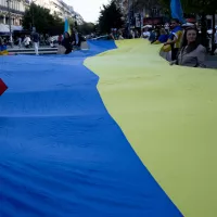 Manifestation en soutien à la résistance ukrainienne, Paris, le 17/09/2022 ©Estelle Ruiz / Hans Lucas