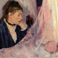 Berthe Morisot, Le berceau (1872) ©Wikimédia commons