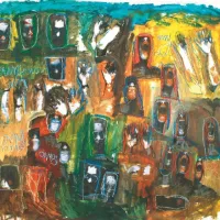 Œuvre d'Annie Servais. © DR