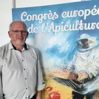 Gilbert Morizur, président de l'Abeille Finistérienne. © Julie Rolland