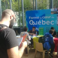 Le Mois du Québec à Bourges le 19 octobre dernier © RCF - Guillaume Martin-Deguéret.