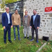 De gauche à droite : Jean-Paul Bringer, Aurélien Rivet, Jean-Pierre Debard et Emmanuel Nurit © Martin Obadia