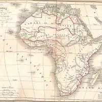 Carte du continent africain de 1853 ©wikimediacommons