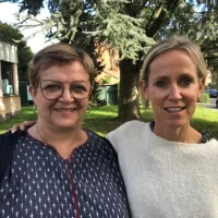 Catherine Renard de la SFAP et Dr Marie Danel de l'Hôpital St Vincent de Paul de Lille © Rcf Hauts de France 