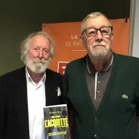 Gilbert Thiel, à droite, en compagnie de Gilles Laporte. ©RCF