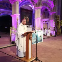 Mgr Pascal Roland église de Brou 9 oct 2022