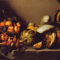 Caravage, Nature morte aux fruits ©Wikimédia commons