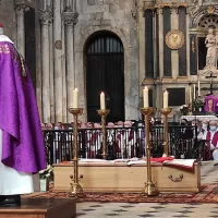 Messe de funérailles de Mgr Orchampt en le cathédrale St Maurice d'Angers en 2021 © RCF Anjou