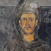 Saint François, fresque au Sacro Speco (Subiaco) ©Wikimédia Commons