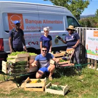 L'équipe du potager solidaire de la Banque Alimentaire ©RCF - Caroline Prat