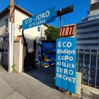 Recyclerie de Joko Peltier à Antibes - Photo : RCF Nice Côte d'Azur 