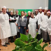 Le restaurant éphémère "Cuisine du Monde 3" avec l'ADESS Pays de Brest @ Christophe Pluchon, RCF 2022
