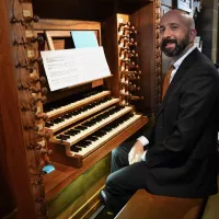 Florent Gallière, le nouvel organiste de la cathédrale du Puy-en-Velay. ©Maîtrise de la cathédrale