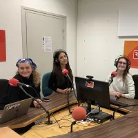 Anya, Maya et Emmy, trois M1 du Master CCST à Grenoble