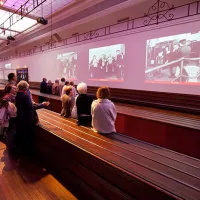 Dans la salle des bagages ©Cité de la mer