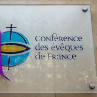 Depuis le jeudi 3 novembre 2022, les évêques sont réunis à Lourdes pour une assemblée plénière © Edouard Monfrais / Hans Lucas. 