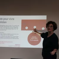 Le reste à vivre est plus bas que la moyenne dans les Alpes-Maritimes explique Karine Dziwulski, déléguée départementale du Secours Catholique - Photo RCF 