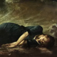 La mort de Virginie, par James Bertrand (détail - 1869). © Musée Bertrand de Châteauroux.